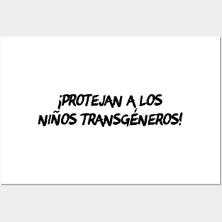 Protect Trans Kids (Spanish) Posters and Art